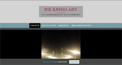 Desktop Screenshot of frauenkrimis.net